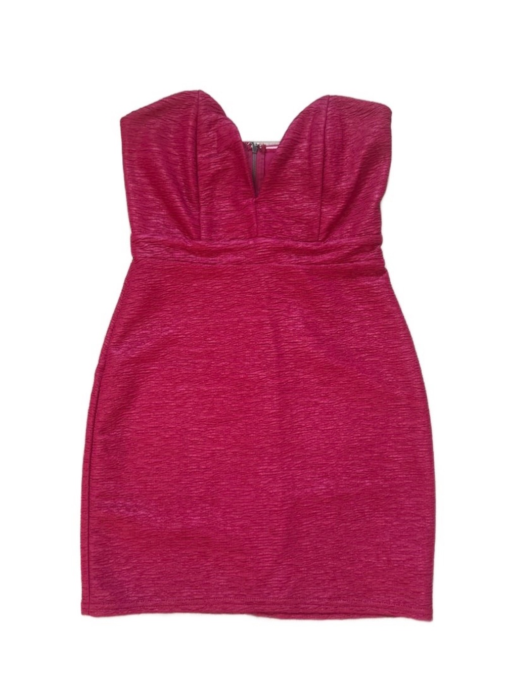 Ya Los Angeles Strapless Red Sheath Dress